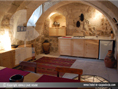 Küche mit gemütlicher Essecke der Suite Sirahane - ASMALI CAVE HOUSE Romantik und Höhlenhotel in Kappadokien, der Insider Tip für Ihren Urlaub in der Türkei