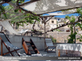 Terasse mit Blick auf das Taubental und den Burgberg, Suite Şırahane - ASMALI CAVE HOUSE Romantik und Höhlen Hotel in Kappadokien, der Insider Tip für Ihren Urlaub in der Türkei