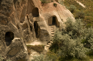 Image: Pancarlik Monastery and Valley in Cappadocia, Turkey