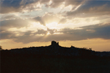 Romantik Sunset behind Uchisar Castle - Enjoy your Honeymoon in the romantik Boutique and Cave Hotel ASMALI CAVE HOUSE in Cappadocia