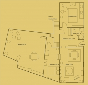 Raumplanung und Design der Suite Asmali Odalar - Kleines Höhlenhotel in Kappadokien, Türkei
